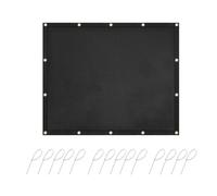 Ldabrye Bouclier thermique ignifuge pour barbecue extérieur - Couvertures de clôture ignifuges derrière les grilles - Protections murales durables pour poêle