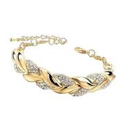 Ldabrye Bracelet élégant réglable en alliage pour femme - Accessoire idéal pour un événement et des cadeaux - Bijoux inspirés de la nature - Design élégant, One Size, Comme décrit