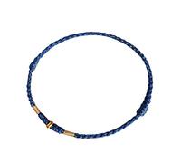 Ldabrye Bracelet réglable avec perles dorées et cordon rouge pour l'amitié, bracelet tissé à la main, accessoire de Nouvel An