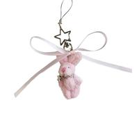 Ldabrye Breloque lapins à suspendre - Porte-clés robuste - Élégant support pour femmes et adolescents - Usage quotidien - Accessoire de voyage, a, taille unique