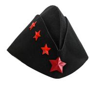 Ldabrye Casquettes de capitaine de marins pour scène, fête costumée, bal masqué, chapeau de pilulier pour fête d'Halloween, chapeau de danse unisexe