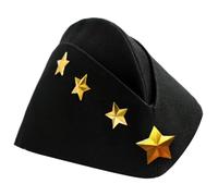 Ldabrye Casquettes de capitaine de marins pour scène, fête costumée, bal masqué, chapeau de pilulier pour fête d'Halloween, chapeau de danse unisexe