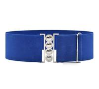 Ldabrye Ceinture corset pour femme avec boucle en métal - Pour les vacances - Style décontracté - Corset tendance - Décoration de taille, bleu clair, taille unique