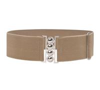 Ldabrye Ceinture corset pour femme avec boucle en métal - Pour les vacances - Style décontracté - Corset tendance - Décoration de taille, kaki, taille unique