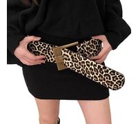 Ldabrye Ceintures de taille pour femmes, imprimé léopards, ceinture large à la mode, réglable, tenue décontractée, ceinture de taille tendance pour jeans, robes, pantalons, manteaux, imprimé léopard,