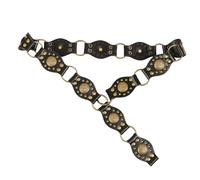 Ldabrye Ceintures pour femmes pour femmes, ceinture occidentale cloutée à rivets ceinture pantalon ceinture mode bohème ceinture robe ceinture femme ornements pour fête ceinture pour robe, pantalon,