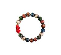 Ldabrye Chaîne à main faite à la main en perles d'animaux - Accessoire de mode - Bijoux élégants pour attirer la prospérité et le succès - Bijoux de réunion d'affaires, 12mm, Comme décrit