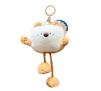 Ldabrye Chaîne à pain mignonne avec pendentif élégant pour sacs à main, clés de voiture et porte-clés de poupée pour usage quotidien, a