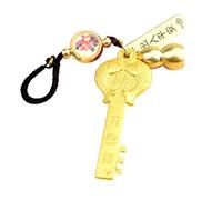 Ldabrye Charmant porte-clés zodiacs avec pendentif zodiaque animaux et diamants élégants pour personnaliser les styles de tenues pendentif porte-bonheur, singe, taille unique