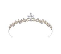 Ldabrye Coiffe de princesse en cristal pour filles avec strass et alliage - Parfaite pour les fêtes d'anniversaire, les mariages et les événements costumés - Couronne de mariage étincelante pour