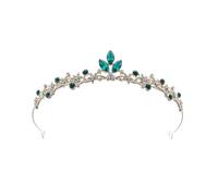 Ldabrye Coiffe de princesse en cristal pour filles avec strass et alliage - Parfaite pour les fêtes d'anniversaire, les mariages et les événements costumés - Couronne de mariage étincelante pour
