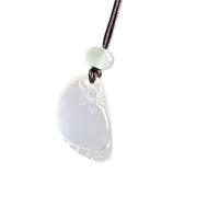Ldabrye Collier avec pendentif style ethnique Jades avec cordon tissé fait à la main pour les femmes et les collectionneurs à la mode, taille unique, Comme décrit, Comme décrit.