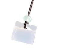 Ldabrye Collier avec pendentif style ethnique Jades avec cordon tissé fait à la main pour les femmes et les collectionneurs à la mode, taille unique, Comme décrit, Comme décrit.