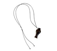 Ldabrye Collier vase en bois élégant collier corde femme pendentif en bois fait main avec texture unique et forme de mode pour femme, F, Comme décrit, Comme décrit.