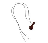 Ldabrye Collier vase en bois élégant collier corde femme pendentif en bois fait main avec texture unique et forme de mode pour femme, B, Comme décrit, Comme décrit.