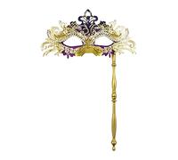 Ldabrye Costume Mask Masquerade Balls Masks Halloween Mardi Gras Cosplay Party Masque Venetian Half Face Props Mardi Gras Masks