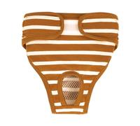 Ldabrye Couches lavables pour chiennes femelles qui ne fuient pas pendant les périodes - Culotte de protection hygiénique pour chien - Taille L