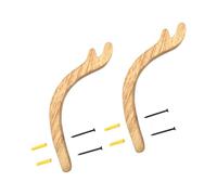 Ldabrye Crochet de suspension en bois de caoutchouc à installation rapide pour décoration intérieure ou extérieure