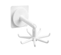Ldabrye Crochet pivotant à 360 degrés à 7 broches pour suspendre des pots, serviettes, clés, économise de l'espace