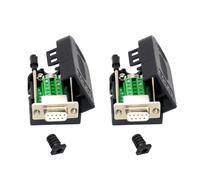 Ldabrye D SUB Adaptateurs RS232 9 broches RS485 RS422 Connexion avec vis/écrou de montage et connecteur de machine de contrôle fiscal facile d'installation