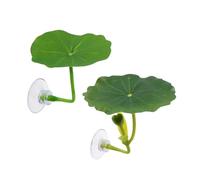 Ldabrye Décoration pour aquariums Bettas - Lit de repos - Hamac à feuilles - Lit de frai pour aquariums Bettas - Accessoire d'aménagement paysager - Décoration d'aquariums