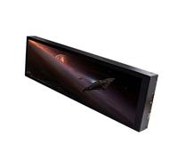 Ldabrye Écran secondaire LCD de 8,8 pouces pour boîtier d'ordinateur mettant en évidence le contrôle tactile 720p clarté et large accord écran tactile secondaire pour ordinateur