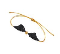 Ldabrye Élégant cordon tressé fait à la main en forme d'aile d'ange réglable pour couple - Convient pour un anniversaire de mariage, un rendez-vous galant, One Size, Comme décrit