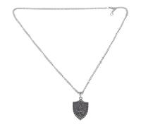 Ldabrye Élégant pendentif angélique élégant collier long collier portable en acier inoxydable pendentif angélique chaîne de cou accessoires pour homme, One Size, Comme décrit, Comme décrit.
