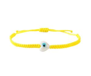 Ldabrye Élégant pendentif d'amitié tissé à la main avec mauvais œil - Accessoire tendance pour un usage quotidien - Corde multicolore, taille unique, Comme décrit