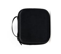 Ldabrye Étui de transport pour mobile 6 - Sac de rangement portable - Compartiment sécurisé - Sangles d'épaule - Résistant aux chocs - Étui de voyage en EVA, Noir