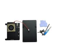 Ldabrye Étui en Aluminium Élégant avec Ventilateur pour Raspberry 5 Refroidissement Amélioré Conception Conviviale pour Domotique pour Le Projet Bricolage