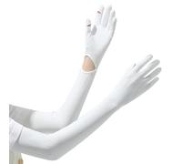 Ldabrye Gants de protection solaire courts et longs en soie glacée pour la pêche en plein air