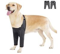 Ldabrye Genouillère pour chien pour la récupération des blessures et les plaies, coudière en tissu polyester respirant avec protection anti-léchage pour articulations de chien