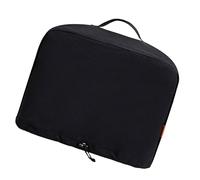 Ldabrye Housse de protection pour four à pizza 420D en tissu enduit argenté coupe-vent fermeture élastique accessoire de protection pour four à pizza extérieur résistant aux intempéries