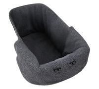 Ldabrye Housse en polaire pour poussettes d'extérieur pour animal domestique, doublure thermique coupe-vent en mélange de polyester amovible pour une utilisation confortable tout au long de l'année