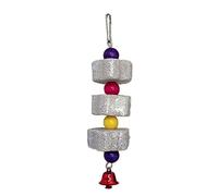 Ldabrye Jouet Molaire D'oiseau pour Perroquets Pierre Minérale Molaire Fiable À Croquer Coloré Ennuyeux Mâcher pour Perroquets Mâcher Naturel