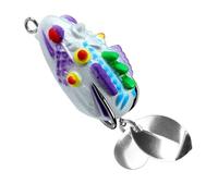 Ldabrye Leurres simulés en PVC souple avec double crochet et 3,5 cm Ray Frogs Crankbait Leurres de pêche en PVC Grenouilles Appâts de pêche