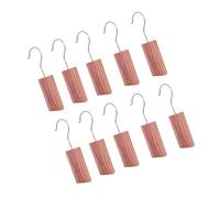 Ldabrye Lot de 10 cintres parfumés au cèdre pour armoire, désodorisant, multi-usages, absorbeur sûr, bloc naturel pour placard