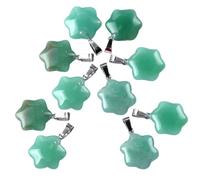 Ldabrye Lot de 10 pendentifs en forme de fleur en cristal - Couleurs vives