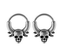 Ldabrye Lot de 2 anneaux en acier inoxydable pour septum, nez et tragus, bijoux tendance pour plusieurs styles, One Size, Comme décrit, Comme décrit.