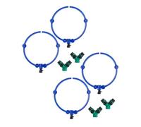 Ldabrye Lot de 2 cercles modifiables pour arrosage de jardin - Efficace pour arrosage des buissons