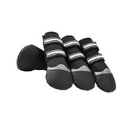 Ldabrye Lot de 2 paires de chaussures de protection épaisses pour chien avec autocollant réglable pour éviter de glisser