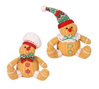 Ldabrye Lot de 2 pièces de centre de table en crochet pour décoration de table, Saint-Valentin, anniversaire, vacances