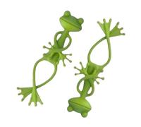 Ldabrye Lot de 2 supports flexibles pour plantes grimpantes avec motif grenouilles pour différentes tailles de plantes, gadgets d'intérieur