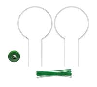 Ldabrye Lot de 2 supports verticaux pour plantes grimpantes et peu encombrantes pour petits balcons