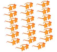 Ldabrye Lot de 20 paires de lunettes de soleil en forme d'étoiles - Unisexe - Tendance - Sans monture - Pour activités de plein air - 5 points, a