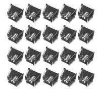 Ldabrye Lot de 20 touches de clavier mécaniques en cristal transparent rétroéclairées Hauteur d'origine pour commutateurs