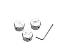 Ldabrye Lot de 3 boutons de contrôle de volume en métal avec trou pour guitare électrique, basse, potentiomètre, instrument