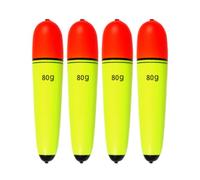 Ldabrye Lot de 4 flotteurs de pêche élastiques en mousse pour pêche en eau salée et eau douce
