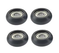 Ldabrye Lot de 4 rouleaux de rechange silencieux pour poulies coulissantes pour porte et équipement - Mécanisme de montage facile